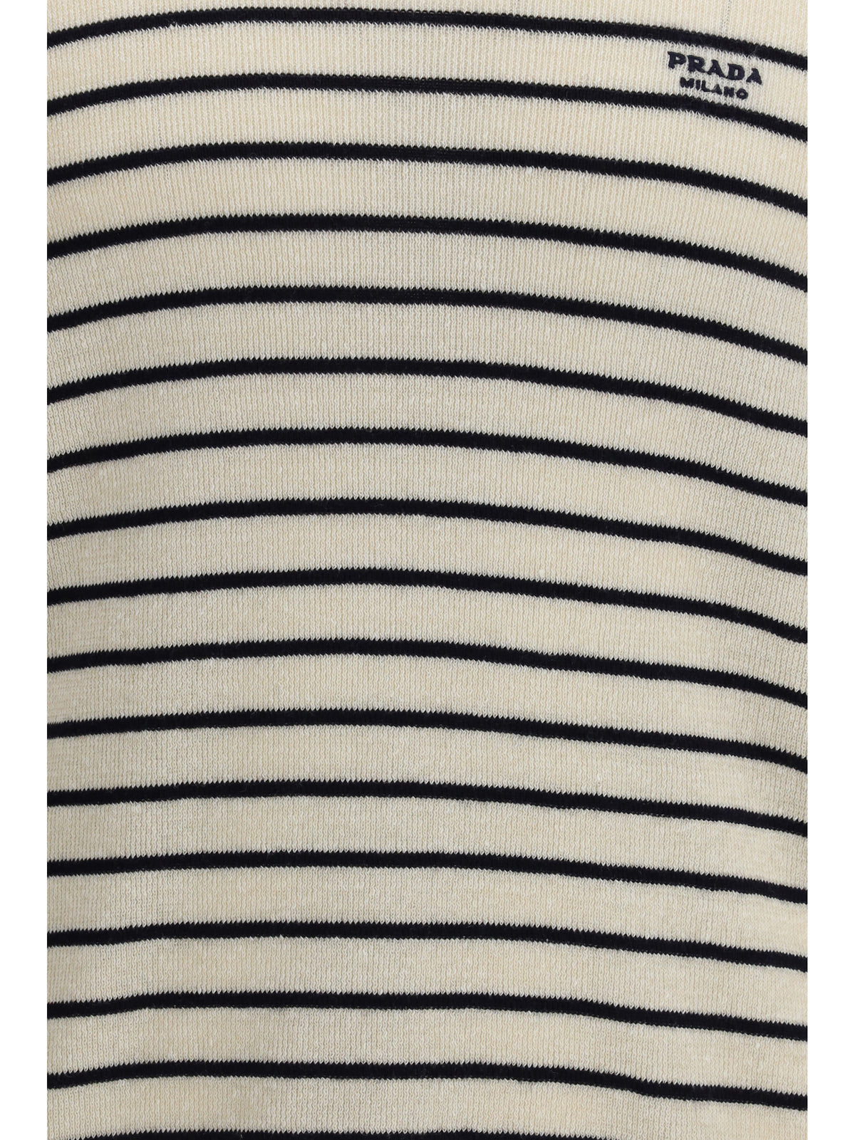 Prada jacquard wool and cotton blend Sweater - Natural