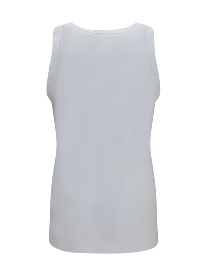 Dolce & Gabbana Marcello stretch-cotton Tank Top - White Ottico