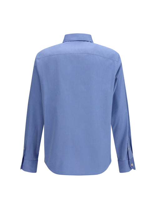 Valentino Lightweight cotton Shirt with VGold - Cloudless Sky