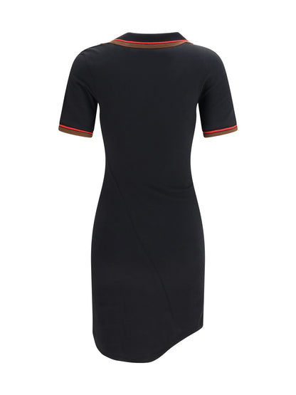 Vivienne Westwood Glory cotton piqué Polo Dress - Black