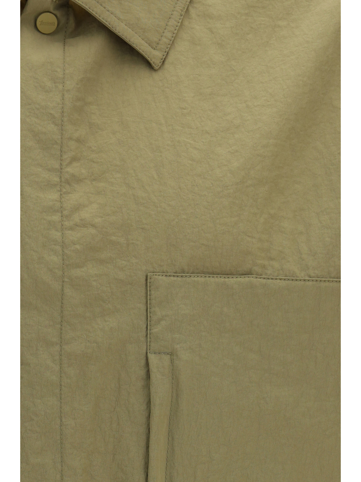 Laminar Shirt Jacket - Green Olive