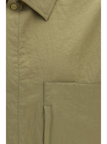 Laminar Shirt Jacket - Green Olive