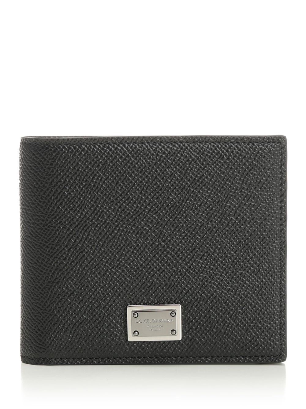 Dolce & Gabbana Leather Bifold Wallet - Black