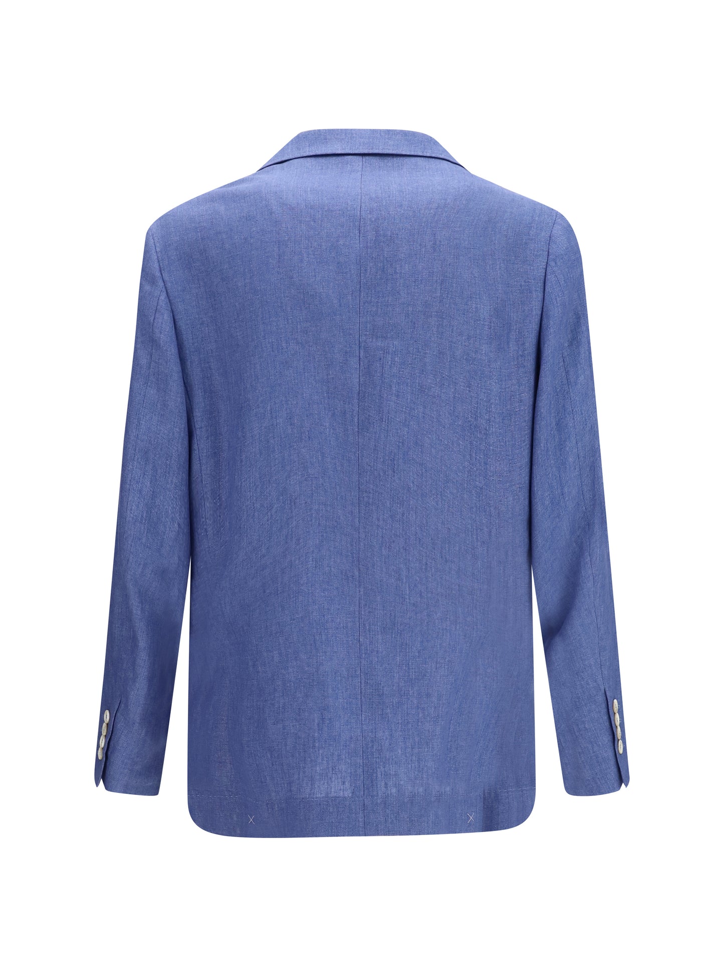 BRUNELLO CUCINELLI Deconstructed single-breasted Jacket in mélange linen