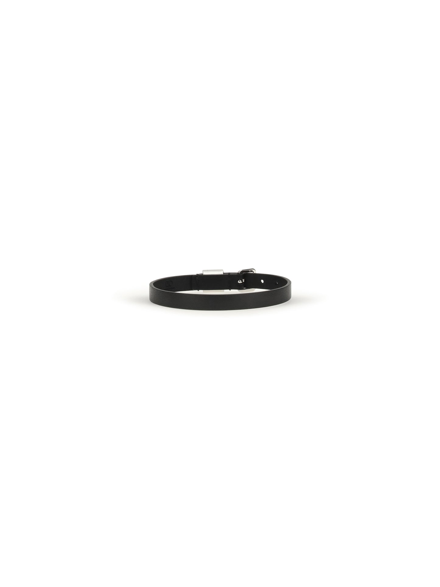 VALENTINO GARAVANI Leather Bracelet with a single Rockstud