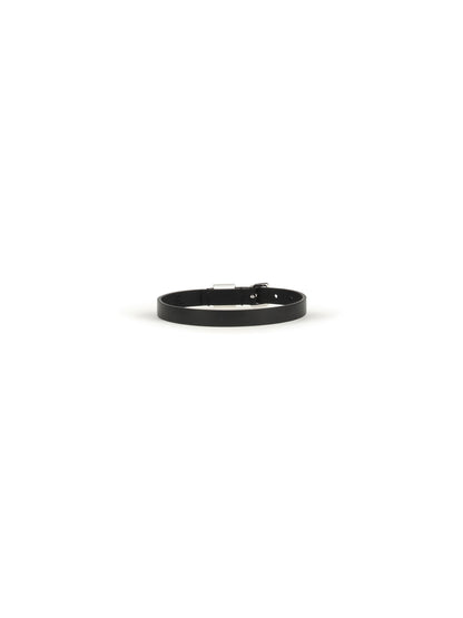 VALENTINO GARAVANI Leather Bracelet with a single Rockstud