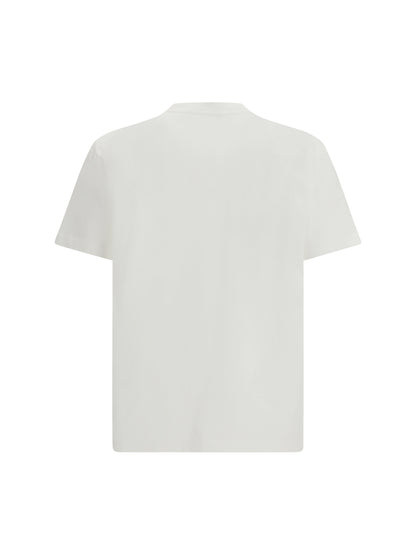 Dsquared2 T-shirt with “Dsquared2 Milano” logo printed - White