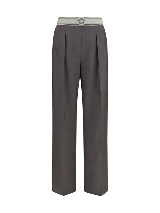 Versace Wool and mohair Pants - Cold Grey