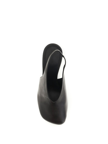 LEMAIRE Pumps with a back strap and square toe