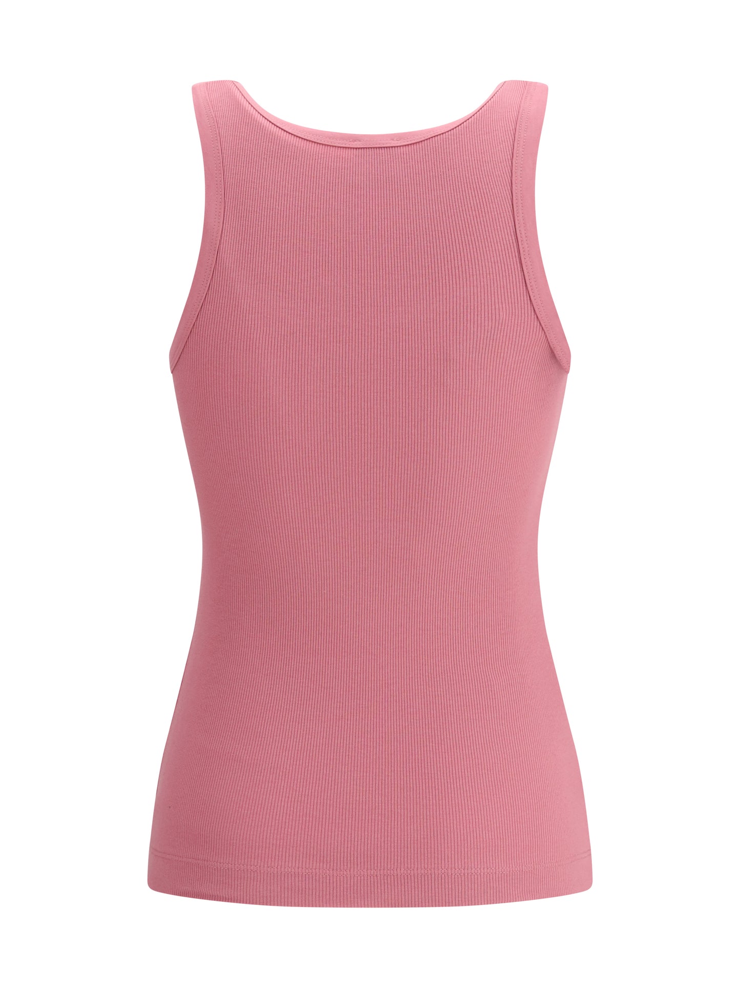 PINKO Ribbed tank Top with Love Birds logo