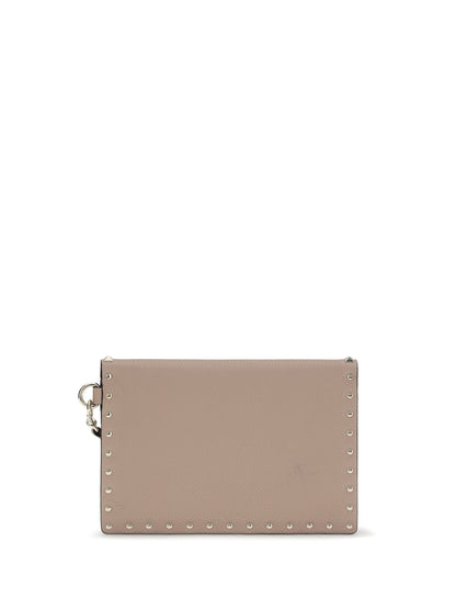 VALENTINO GARAVANI Rockstud Pouch in leather