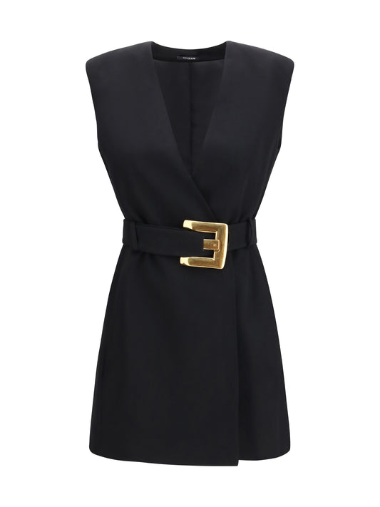 BALMAIN Short wrap Dress