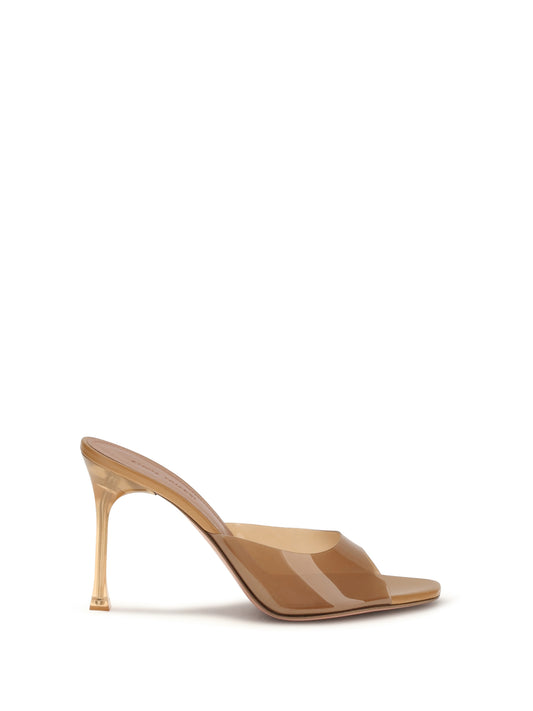 AMINA MUADDI Alexa Glass Mules Sandals