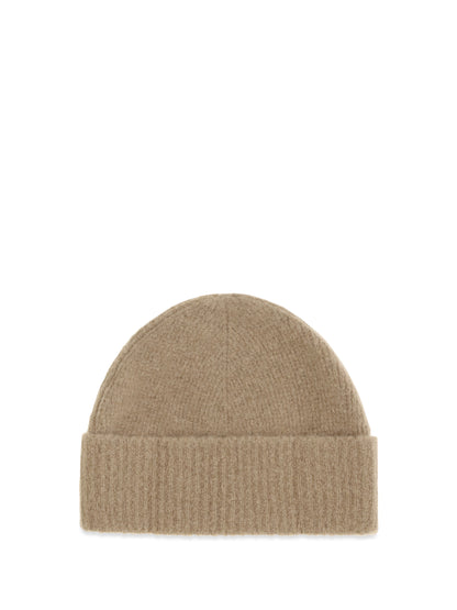 Ami Paris Ami de Coeur wool Beanie - Beige Mastic/Ecru
