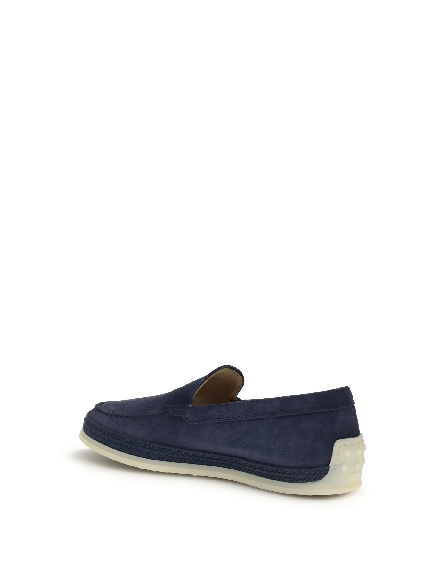 TOD'S Raffia and leather Slipper Loafers