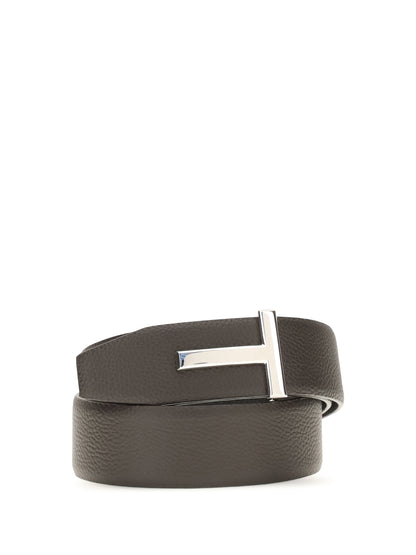 Tom Ford Reversible leather Belt - Brown + Black