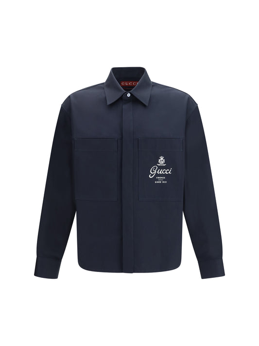 GUCCI Cotton Jacket with logo