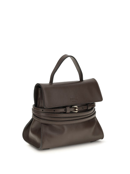 Moschino Tie Me Handbag - Cioccolato