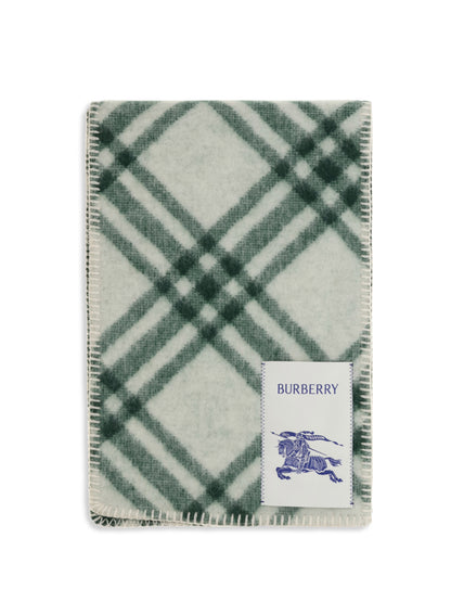 BURBERRY Check wool Scarf