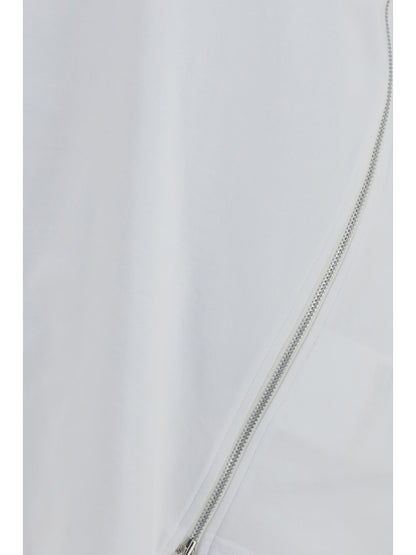 COMME DES GARÇONS SHIRT Cotton T-shirt with side zipper