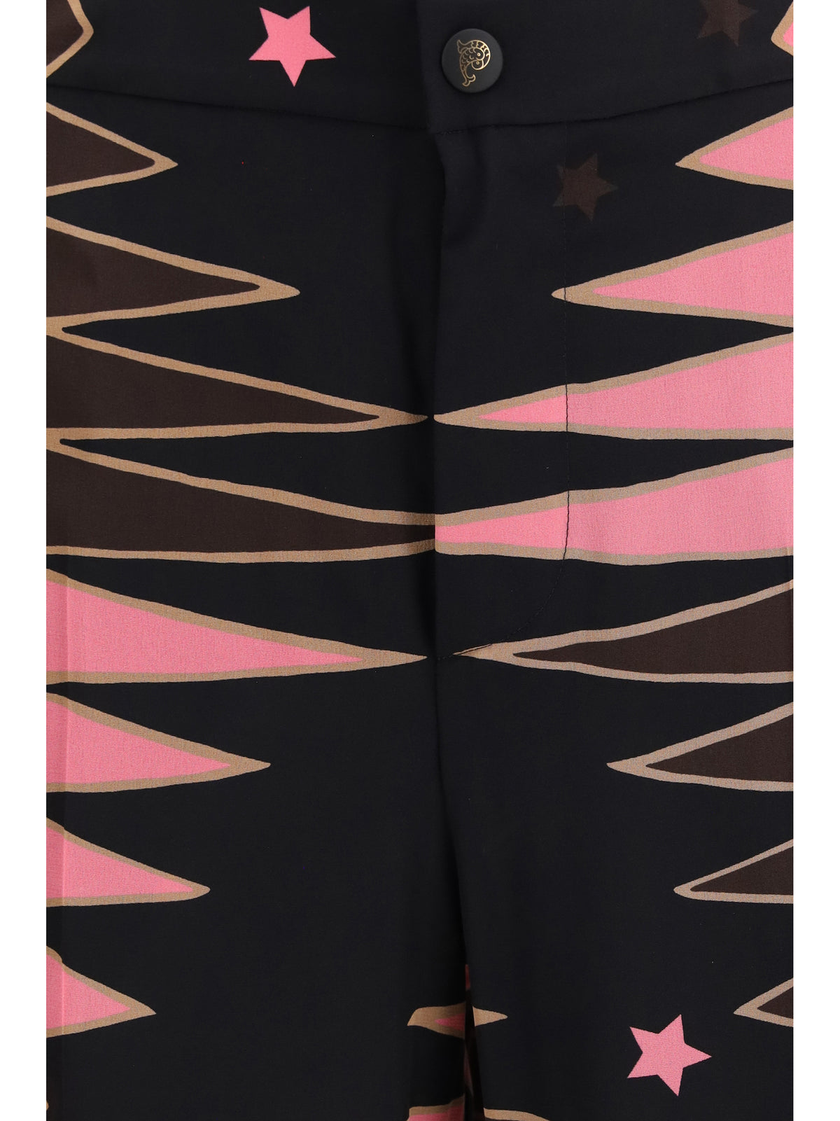 Pucci Crêpe de Chine Pants - Brown Coral