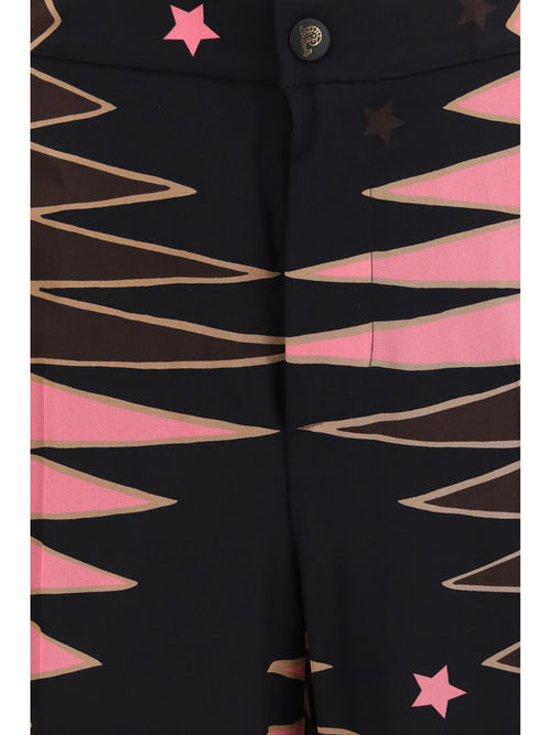 Pucci Crêpe de Chine Pants - Brown Coral