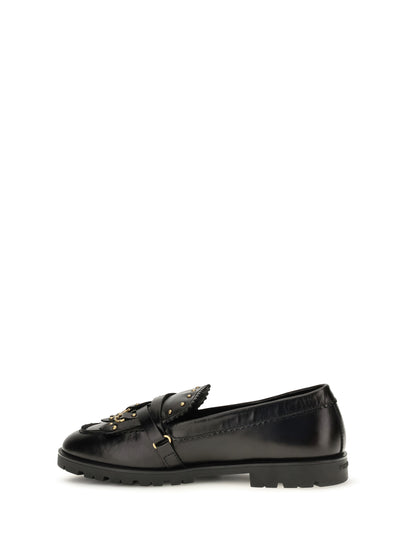 Pinko Nora leather Loafers - Black