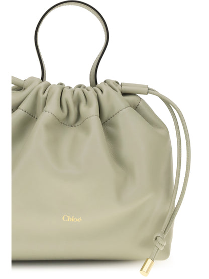 Chloé Icons leather chain Shoulder Bag - Jade Grey