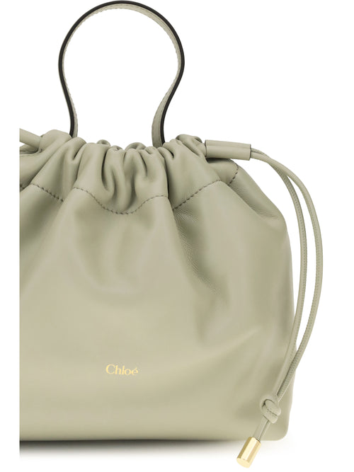 Chloé Icons leather chain Shoulder Bag - Jade Grey