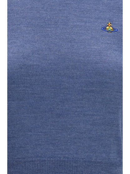 Vivienne Westwood Bea wool Top - Denim Blue