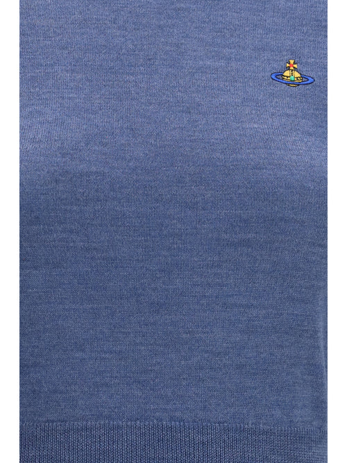 Vivienne Westwood Bea wool Top - Denim Blue