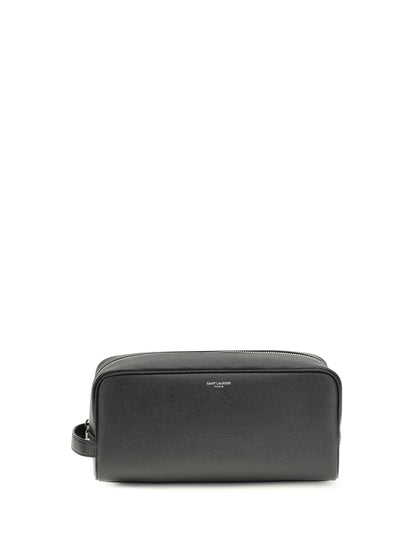 SAINT LAURENT Leather Beauty Case
