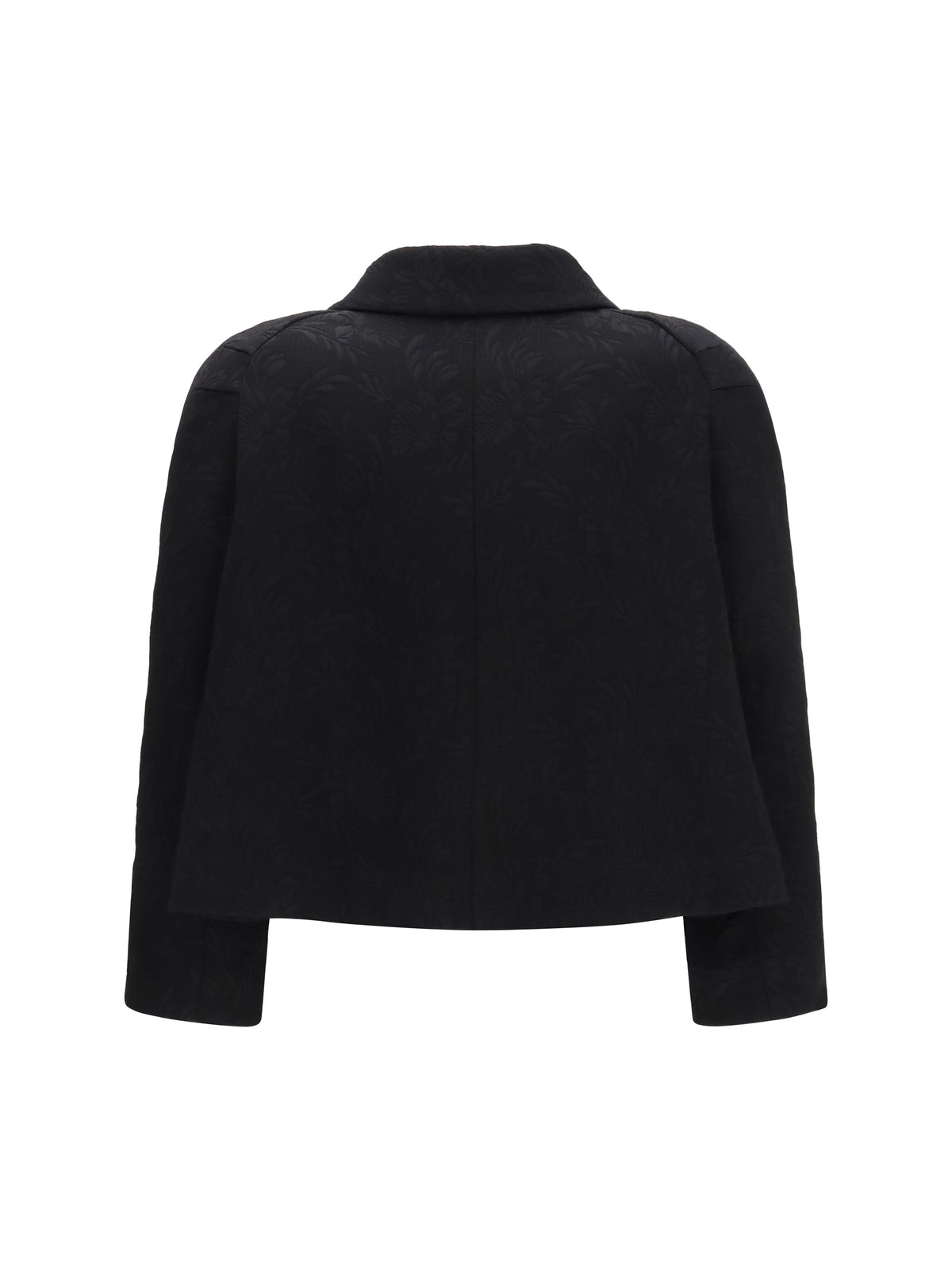 Dries Van Noten Cropped Jacket with jewel buttons - Black