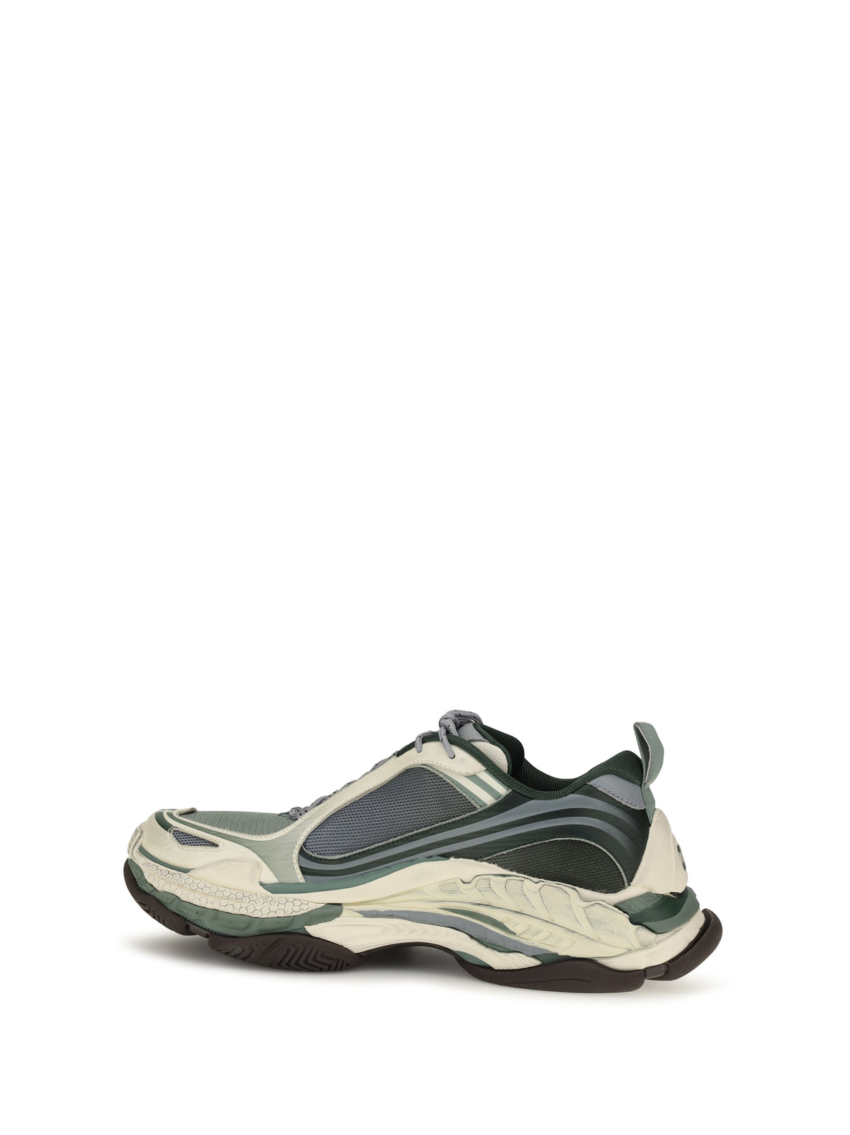 Balenciaga Triple S 2 Gradient Sneakers - Green Mix/Beige/Grey