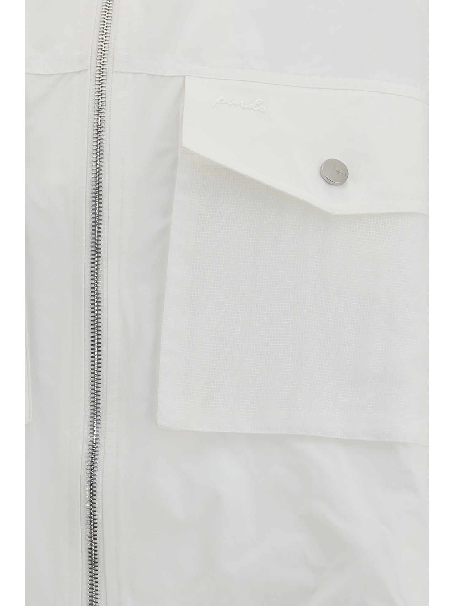 PINKO Beth Jacket with transparent inserts