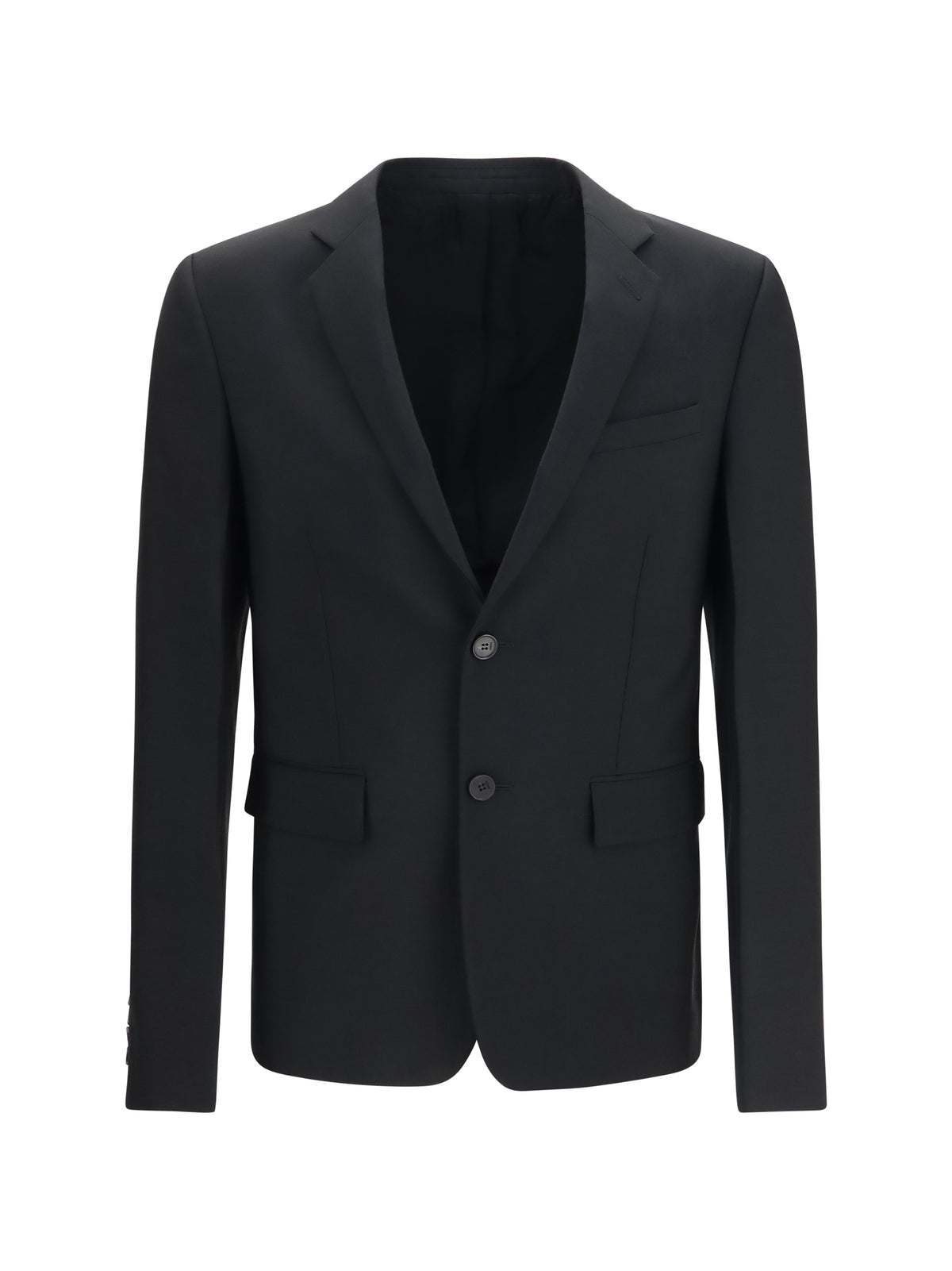 Fendi Single-breasted kid mohair Blazer - Black