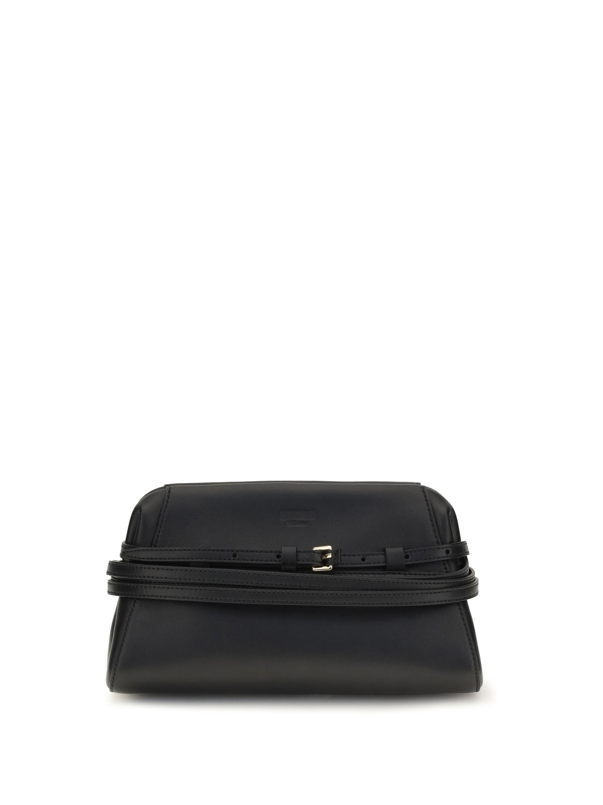 Moschino Belt-detail Clutch - Black