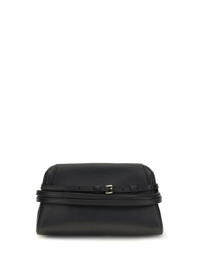 Moschino Belt-detail Clutch - Black
