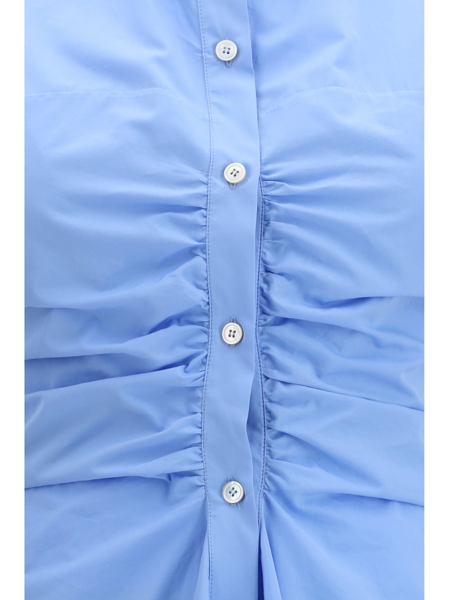 ALEXANDER McQUEEN Midi shirt Dress in cotton
