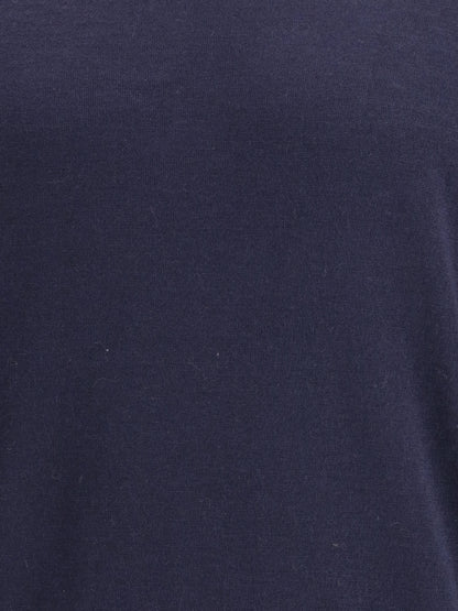 Brunello Cucinelli Wool turtleneck Sweater - Navy+Grigio Dark
