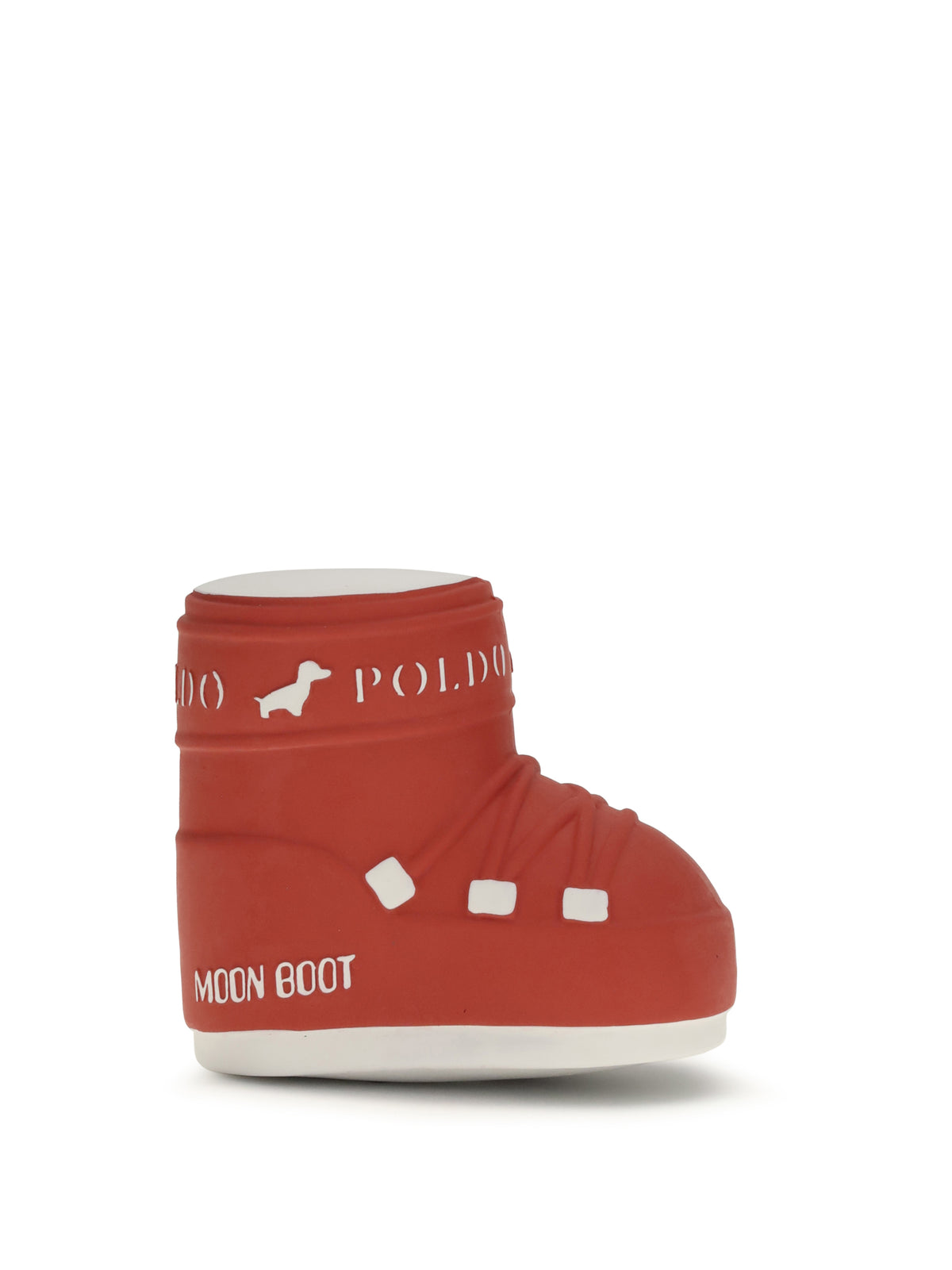 Moon Boot Sound Toy by Poldo x MoonBoot “Squeaky” - Red