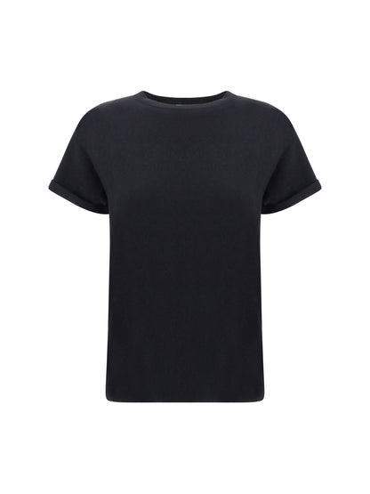 BRUNELLO CUCINELLI Cashmere glitter T-shirt