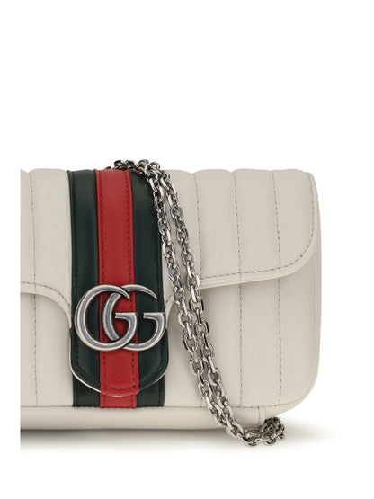 Gucci Small Jetset GG Marmont Shoulder Bag - Marm.Wh/Gree/Cl.R