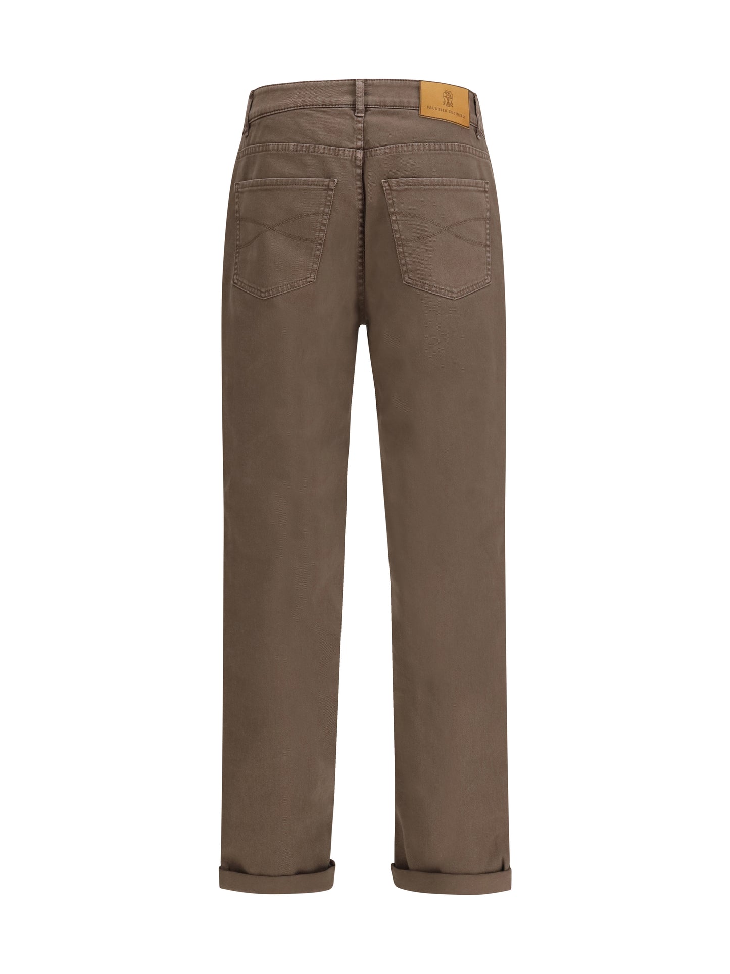 BRUNELLO CUCINELLI Jeans with turn-up hem