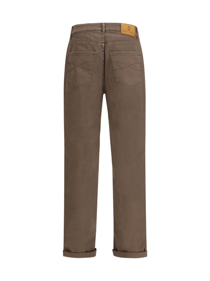 BRUNELLO CUCINELLI Jeans with turn-up hem