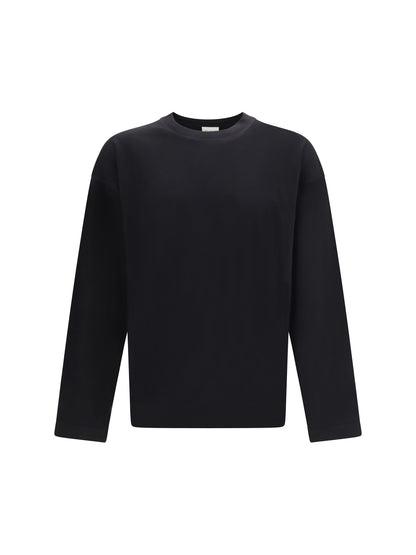 Dries Van Noten Crewneck long sleeve T-shirt - Black
