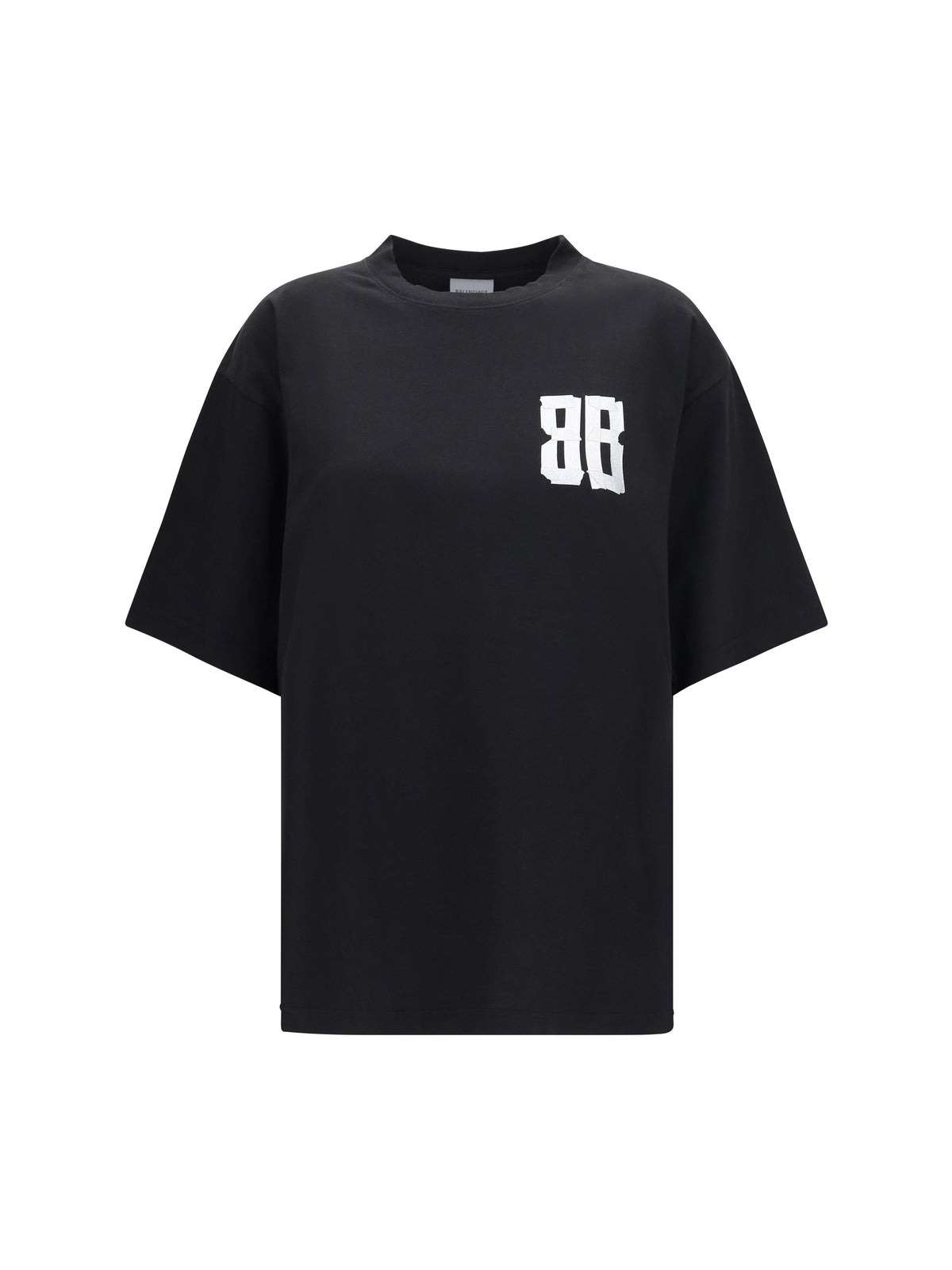 Balenciaga Glitter logo T-shirt - Black