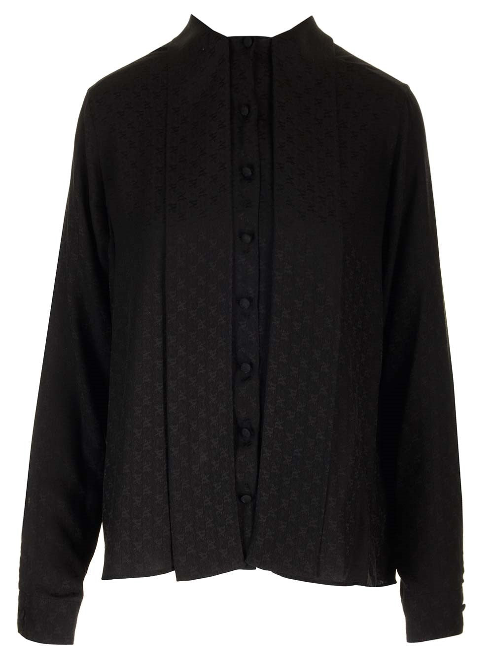 Palm Angels Silk Blouse - Black