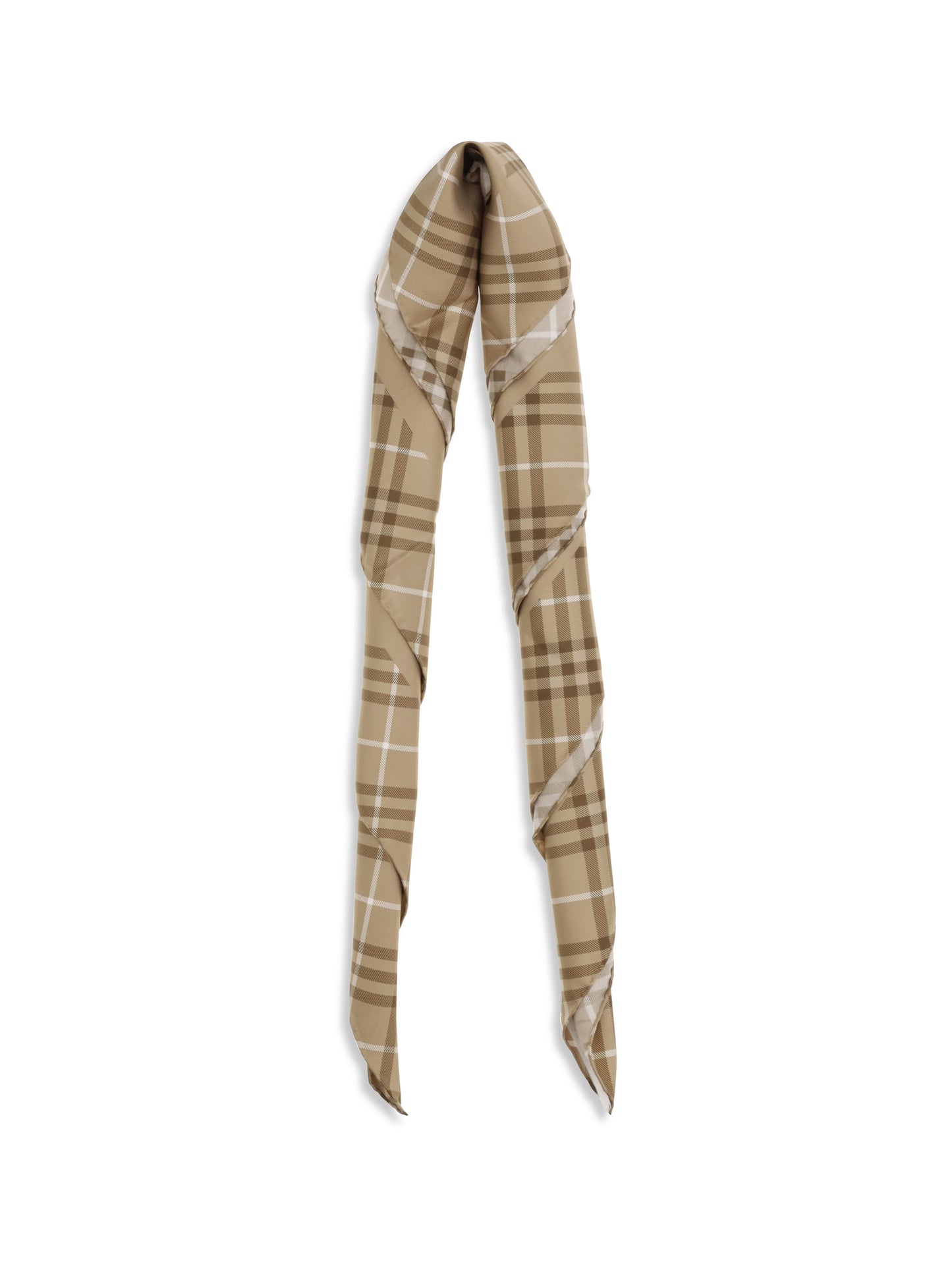 BURBERRY Silk Scarf with Archive Equestrian Knight