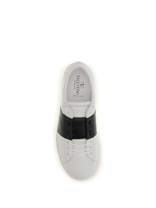 Valentino Garavani Open Sneakers - White-Black/Black/White